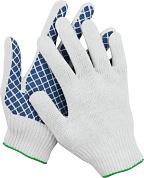 DEXX с ПВХ покрытием (облив ладони), х/б 7 класс, перчатки рабочие (114001)114001_z01