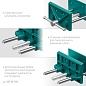 KRAFTOOL 165 мм, Столярные тиски (32718-150)
