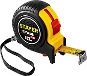 STAYER Stabil 10м х 25мм, Профессиональная рулетка с двухсторонней шкалой (34131-10)34131-10_z02