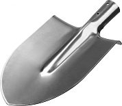 ЗУБР Мастер-НС, 380х208мм, полотно 2мм, нержавеющая сталь, закалено, без черенка, штыковая лопата, тип ЛКО (39440)39440