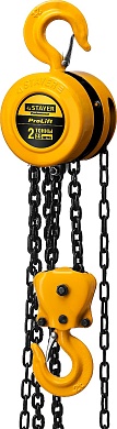 STAYER ProLift, 2т, 2.5 м, Ручная цепная шестеренная таль (4308-2)4308-2_z01