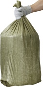 STAYER HEAVY DUTY 105х55см, 80л (40кг), зеленые, 10шт, плетёные хозяйственные, строительные мусорные мешки (39158-105)39158-105