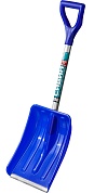 СИБИН АВТО-28, ширина 280 мм, пластиковая, с алюминиевой планкой, алюминиевый черенок, V-ручка, автомобильная снеговая лопата (421850)421850