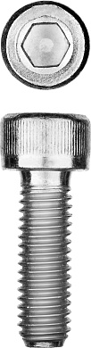ЗУБР DIN 912 кл. пр. 8.8, М8 x 20 мм, винт свнутренним шестигранником, цинк, 5 кг, Профессионал (30318-08-020)30318-08-020