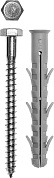 ЗУБР 10 x 115 мм, фасадный дюбель нейлон/цинк, 50 шт (4-301475-10-115)4-301475-10-115