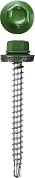 Саморезы СКМ кровельные, RAL 6002 зеленый лист, 25 x 5.5 мм, 1 800 шт, для металлических конструкций, STAYER30300-55-025-6002