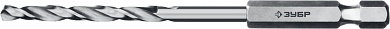 ЗУБР ПРОФ-А 3.0х79мм, Сверло по металлу с шестигранным хвостовиком, сталь Р6М5, класс А29623-3