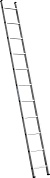СИБИН 11 ступеней, высота 307 см, односекционная, алюминиевая, приставная лестница (38834-11)38834-11