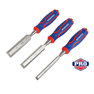 Долото для высоких нагрузок 3шт набор WP201301 WORKPROWP201301