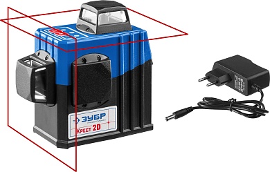 ЗУБР КРЕСТ 2D 20-70 м, Лазерный нивелир (34907)34907