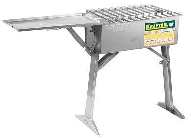 KRAFTOOL 300x600x800 мм, с автоматическим вращением шампуров, переносной мангал, Expert (68310)68310