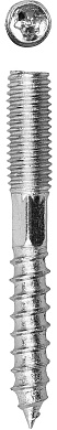 ЗУБР М8 x 60 мм, сантехническая шпилька, 1800 шт (37870-08-060-1800)37870-08-060-1800