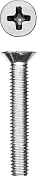 ЗУБР DIN 965, M5 x 40 мм, кл. пр. 4.8, винт с потайной головкой, цинк, 6 шт (303116-05-040)303116-05-040