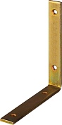 ЗУБР УМ-4.0 125х125х20 х 4 мм, желтый цинк, узкий мебельный уголок (31031-125)31031-125