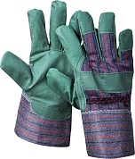 STAYER р. XL, искусственная кожа зеленые, рабочие перчатки (1132-XL)1132-XL
