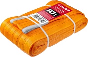 ЗУБР СТП-10/8, оранжевый, г/п 10 т, длина 8 м, Текстильный петлевой строп (43559-10-8)43559-10-8