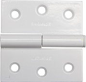 STAYER 75x75x2.4 мм, разъемная, левая, цвет белый, карточная петля (37613-75-2L)37613-75-2L