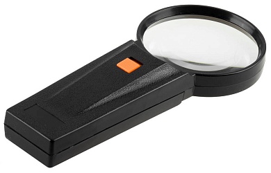 STAYER 3 кратное увеличение, d 75 мм, с подсветкой, лупа (40522-75)40522-75