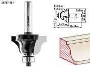 ЗУБР 38.1x19мм, радиус 6.3мм, фреза кромочная калевочная №428787-38.1