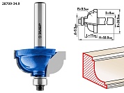 ЗУБР 34,9x19мм, радиус 9.5мм, фреза кромочная калевочная №728709-34.9