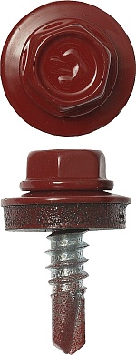 ЗУБР СКМ 3003 19 х 5.5 мм, рубин.-красн., кровельный саморез, 500 шт (4-300315-55-019-3003)4-300315-55-019-3003 ЗУБР СКМ 3003 19 х 5.5 мм, рубин.-красн., кровельный саморез, 500 шт (4-300315-55-019-3003)4-300315-55-019-3003