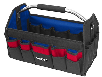 Сумка складная 400мм (16") для инструментов WP281011 WORKPROWP281011
