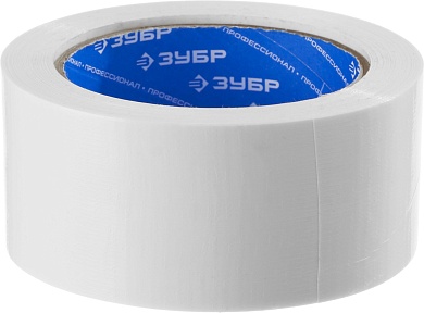 ЗУБР 48 мм, 25 м белая, на тканевой основе, универсальная, Армированная лента, ПРОФЕССИОНАЛ (12092-50-25)12092-50-25