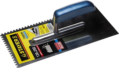 STAYER 130х280 мм, зуб 8х8 мм, Штукатурная гладилка, PROFESSIONAL (0802-08)0802-08