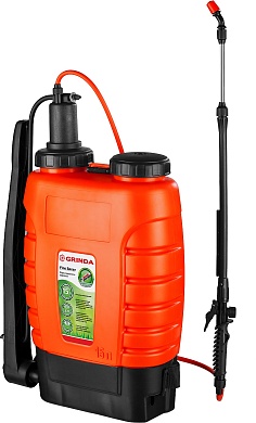 GRINDA Fine Spray, 15 л, с телескопическим удлинителем, ранцевый опрыскиватель (425216)425216