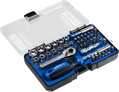 ЗУБР Компакт-47 47 шт, Отвертка-битодержатель с насадками (25283-H47)25283-H47_z01