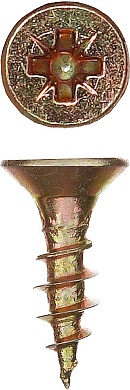 ЗУБР СУ-Ж 12 х 3.0 мм, желтый цинк, универсальный саморез, 90 шт (300396-30-012)300396-30-012