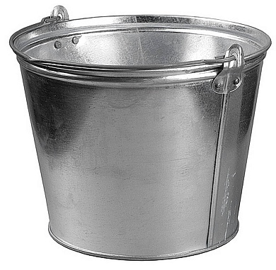 12 л, для непищевых продуктов, оцинкованное ведро (39300-12)39300-12