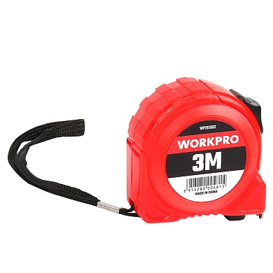 Рулетка пластмассовая 3м*16мм WP261002 WORKPROWP261002