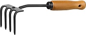 GRINDA ProLine 64х100х270 мм, 4-х зубые, деревянная ручка, садовые грабли (421515)421515