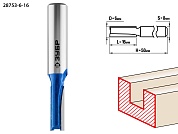 ЗУБР 6x16мм, хвостовик 8мм, фреза пазовая прямая28753-6-16