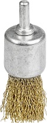 STAYER MAXClean 24 мм, витая латунированная стальная проволока, 0.3 мм, Щетка кистевая (35113-24)35113-24