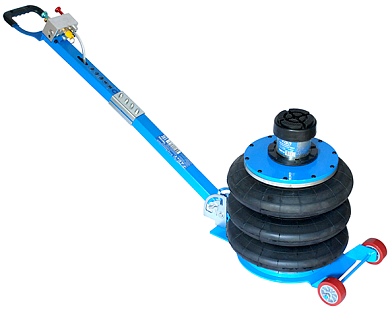 3-секционный домкрат  T08105A пневматический с ручкой 5т AE&TT08105A