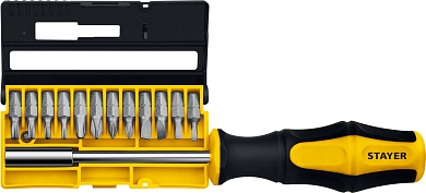 STAYER Hercules-B13 13 предм., Отвертка-битодержатель с насадками (25813)25813