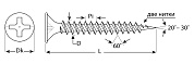 ЗУБР СГМ 50 x 3.5 мм, саморез гипсокартон-металл, фосфат., 200 шт (4-300011-35-050)4-300011-35-050