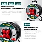 KRAFTOOL K-315, КГ 3х1.5 50м 3700Вт IP44, Силовой удлинитель на стальной катушке (55085-50)