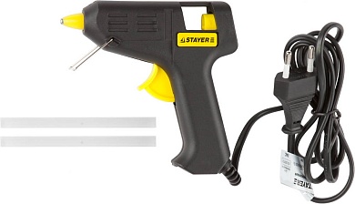 STAYER 7мм, 10Вт, Пистолет термоклеящий электрический (2-06801-10-07)2-06801-10-07_z01
