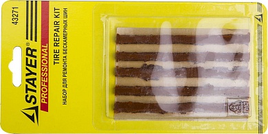 STAYER 5 шт, Жгуты для ремонта бескамерных шин (43271)43271