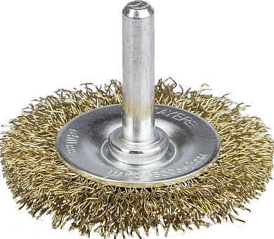 STAYER 50 мм, витая латунированная стальная проволока, 0.3 мм, Щетка дисковая, PROFESSIONAL (35114-050)35114-050_z01