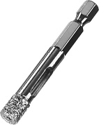 ЗУБР АВК d 8 мм (HEX 1/4″, 15 мм кромка), Вакуумное алмазное трубчатое сверло, Профессионал (29865-08)29865-08
