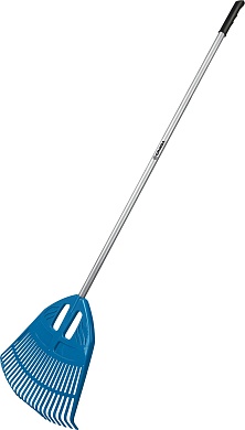 GRINDA PP-23 ALU, 23 зубца, размеры 500 х 50 х 1680 мм, алюминиевый черенок, пластиковые, веерные грабли, PROLine (421811)421811