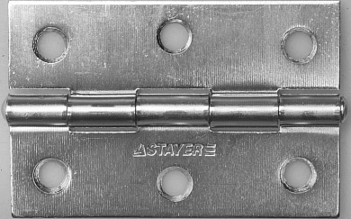 STAYER 70x50х1.6 мм, цвет белый цинк, карточная петля (37611-75-1)37611-75-1