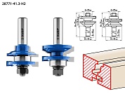 ЗУБР 41,3x23мм, хвостовик 12мм, Набор фрез рамочных №128771-41.3-H2