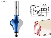 ЗУБР 32x38мм, хвостовик 12мм, фреза кромочная фигурная №728718-32