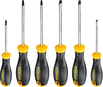 STAYER Hercules-X6 6 предм., Набор отверток (2513-H6)2513-H6_z02