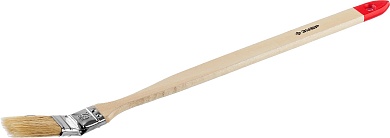 ЗУБР УНИВЕРСАЛ 25 мм, 1″ светлая натуральная щетина, деревянная ручка, Радиаторная кисть, МАСТЕР (01041-025)01041-025
